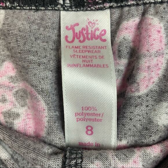 THREE GIRLS VARIOUS BRAND PAJAMA PANTS SKULL SPACE SHUTTLE DEER SIZES 7/8/M - Picture 8 of 14